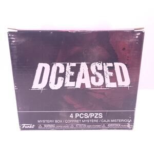 DC DCeased Funko 4 pcs Collection Figure Sticker Mini Vinyl Figure New In Box